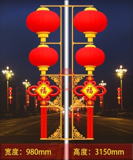 哈尔滨灯笼中国结串