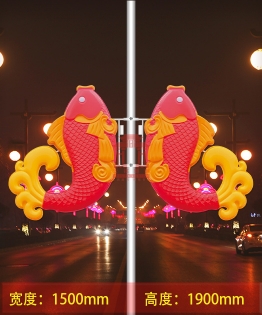 北京鲤鱼景观灯