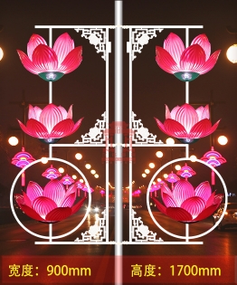 北京荷花景观灯