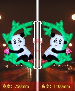 广西熊猫造型灯